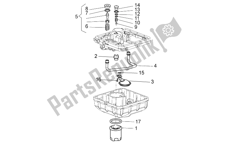 All parts for the Oil Filters of the Moto-Guzzi Breva V IE 1100 2005