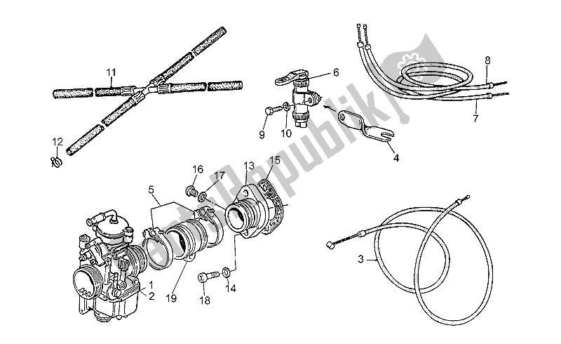 All parts for the Fuel Supply of the Moto-Guzzi 850 T5 III Serie Civile 1985