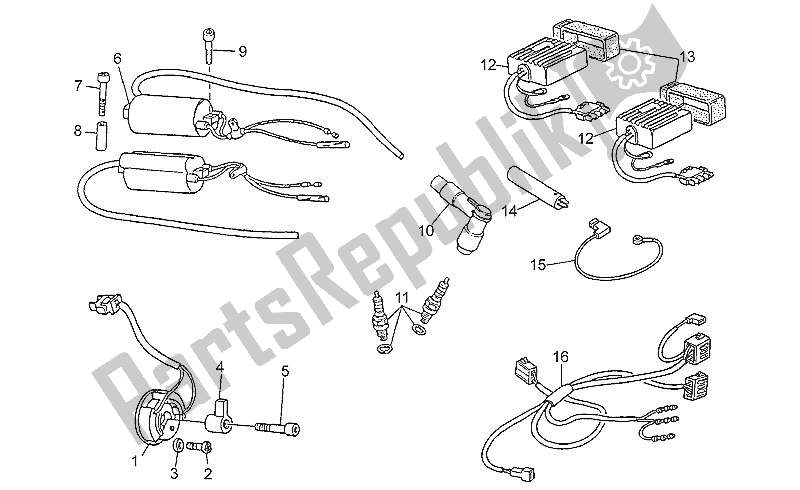 Todas las partes para Unidad De Encendido Ii de Moto-Guzzi Nevada 350 1993