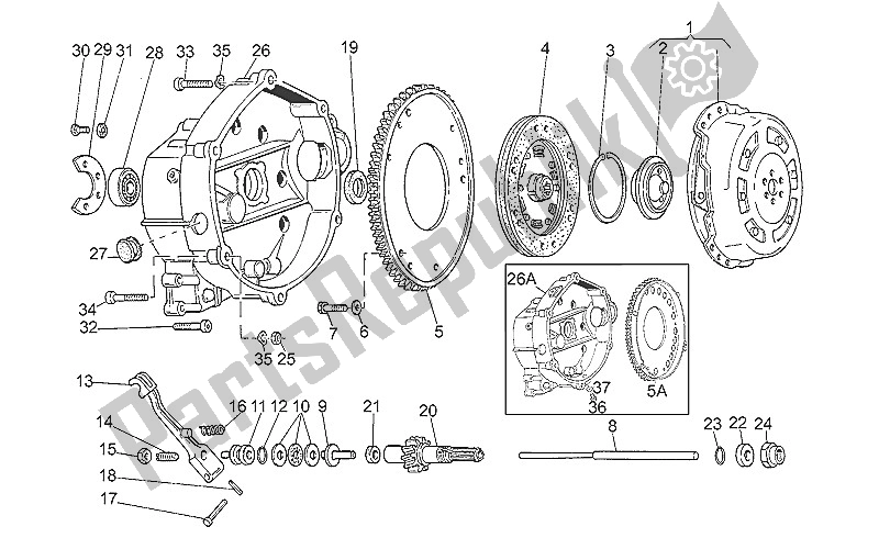 Todas las partes para Embrague de Moto-Guzzi Nevada 350 1993