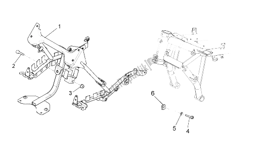 Toutes les pièces pour le Cadre Ii du Moto-Guzzi Stelvio 1200 8V STD NTX 2011