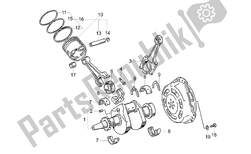 Toutes les pièces pour le Arbre De Transmission du Moto-Guzzi Nevada Club 750 1998