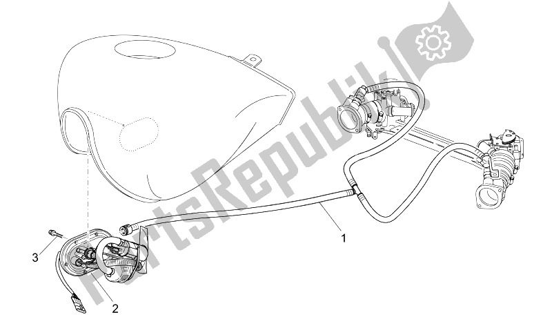 All parts for the Fuel Supply of the Moto-Guzzi Nevada Classic IE 750 2004