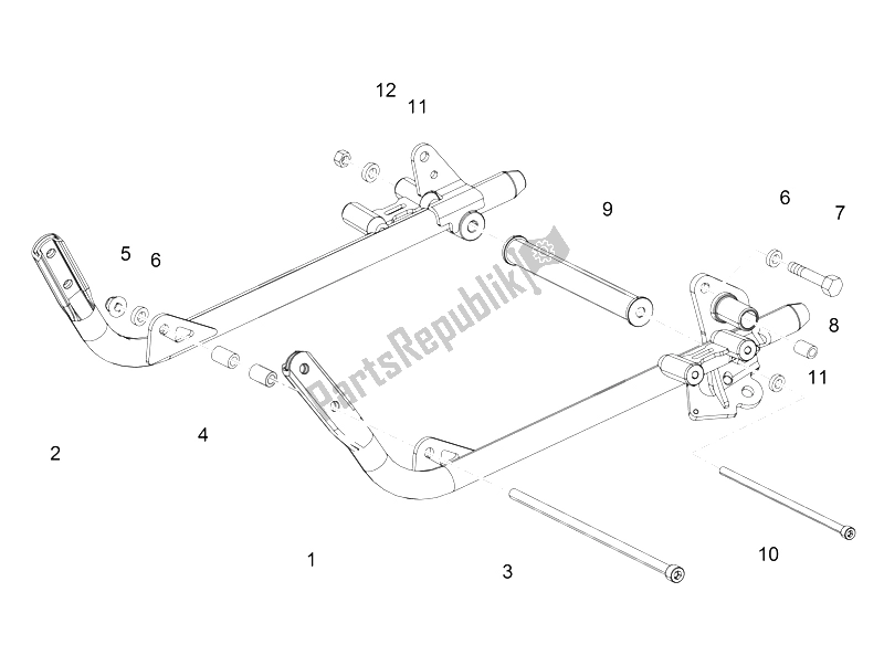 Todas las partes para Marco Ii de Moto-Guzzi V7 II Racer ABS 750 2015