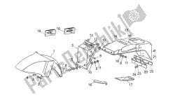 garde-boue avant-carénage arrière
