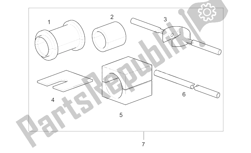 Tutte le parti per il Strumenti Specifici Iii del Moto-Guzzi Griso V IE 1100 2005