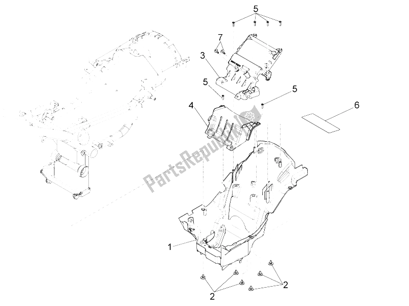 Todas las partes para Compartimento De La Silla De Montar de Moto-Guzzi Audace 1400 2015