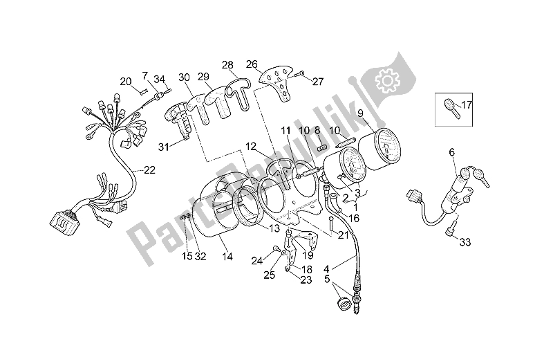 Todas las partes para Tablero de Moto-Guzzi California Special Sport 1100 2001