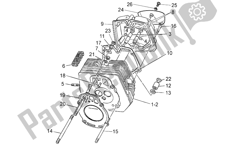 Todas las partes para Cabeza De Cilindro de Moto-Guzzi Nevada Classic IE 750 2009