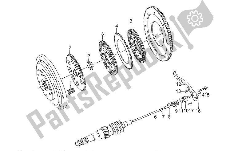 Todas las partes para Embrague de Moto-Guzzi California III Carburatori Carenato 1000 1988