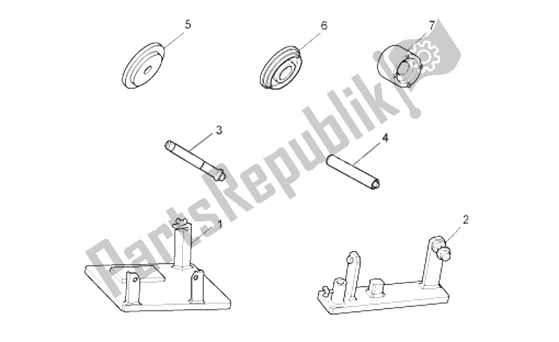 Toutes les pièces pour le Outils Spécifiques Ii du Moto-Guzzi Bellagio 940 2007