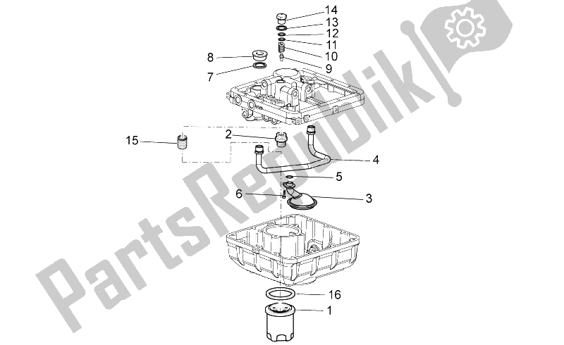 Toutes les pièces pour le Filtres à Huile du Moto-Guzzi Griso V IE 850 2006