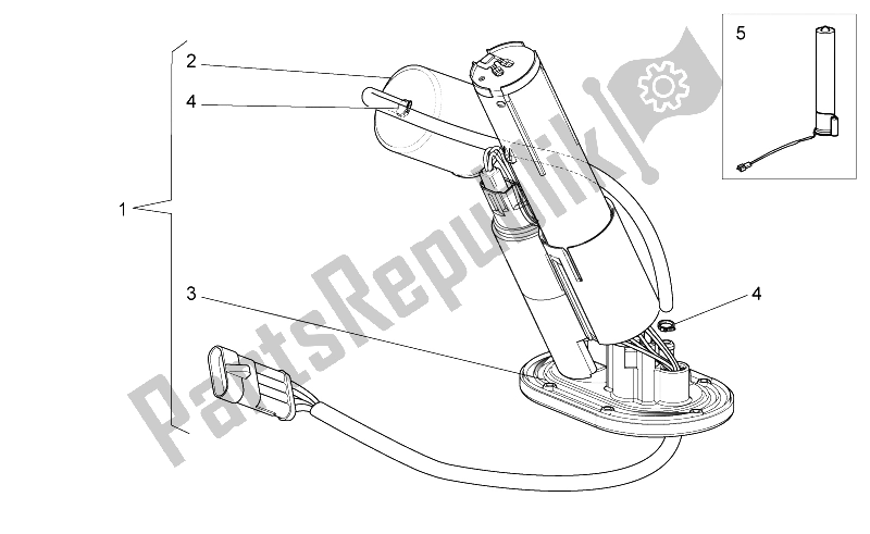 Toutes les pièces pour le Pompe à Carburant Interne du Moto-Guzzi Breva V IE 850 2006