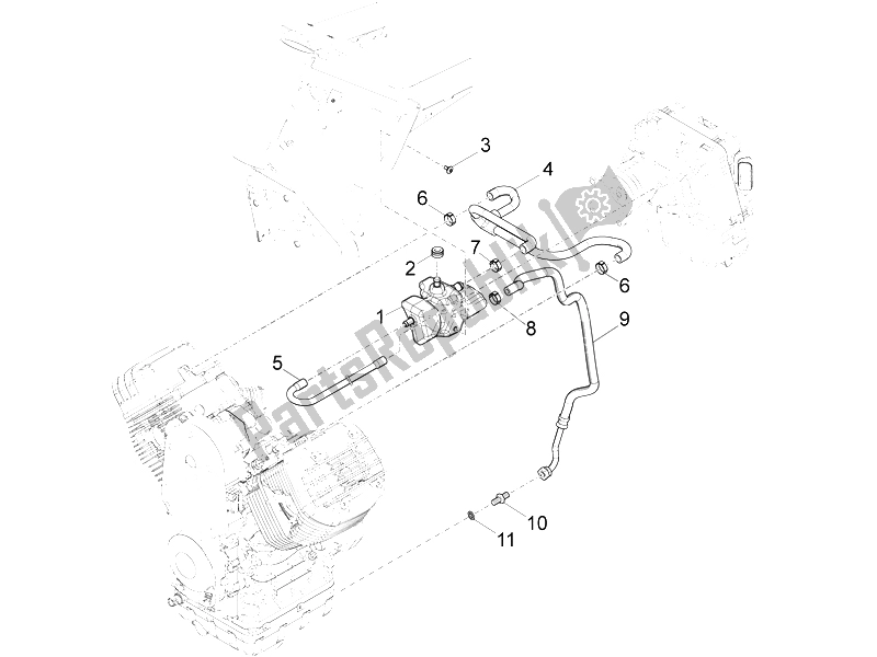 Toutes les pièces pour le Système De Soufflage du Moto-Guzzi Audace 1400 2015