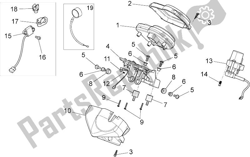 Toutes les pièces pour le Tableau De Bord du Moto-Guzzi Griso S E 1200 8V 2015