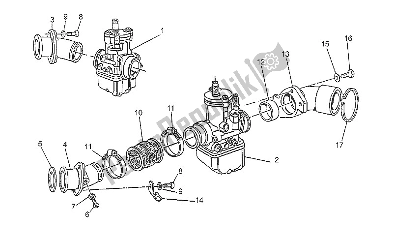 Toutes les pièces pour le Réserve De Carburant du Moto-Guzzi Nevada 350 1992