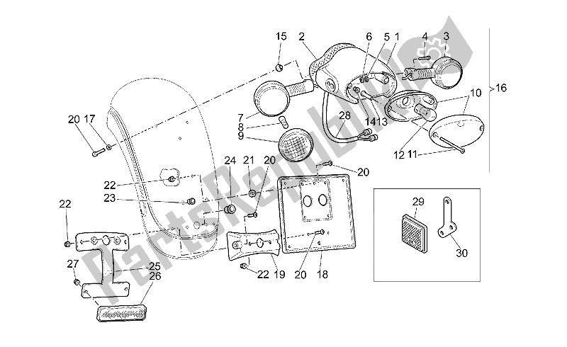 Toutes les pièces pour le Feu Arrière du Moto-Guzzi California Special Sport 1100 2001