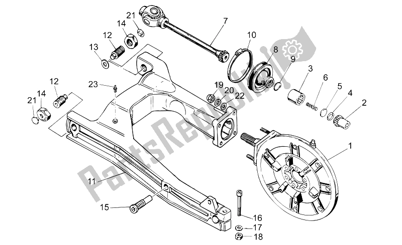 All parts for the Transmission Complete I of the Moto-Guzzi V7 II Special ABS 750 2015