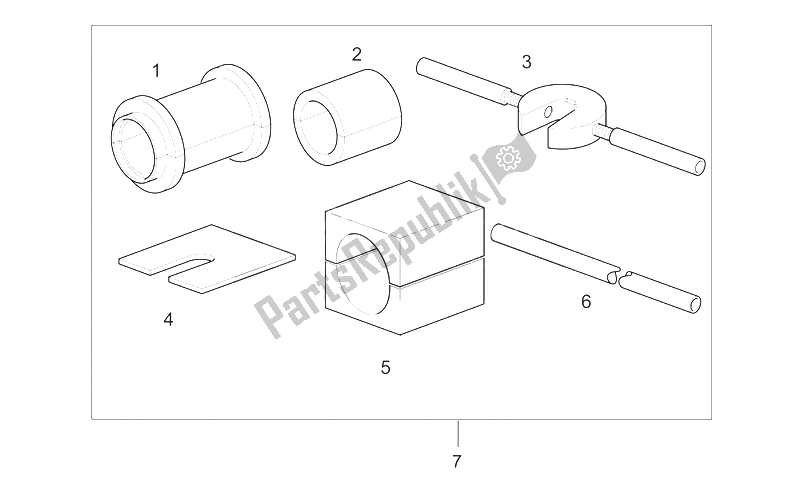 Tutte le parti per il Strumenti Specifici Iii del Moto-Guzzi Griso V IE 850 2006