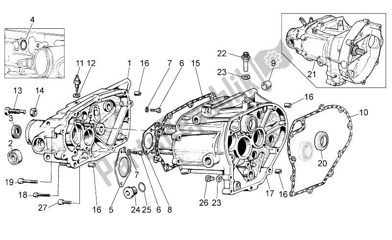 Todas las partes para Caja De Transmisión de Moto-Guzzi Nevada 750 S 2010