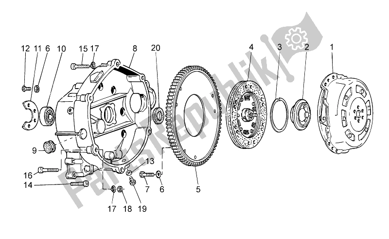 Toutes les pièces pour le Embrayage I du Moto-Guzzi Nevada 750 S 2010