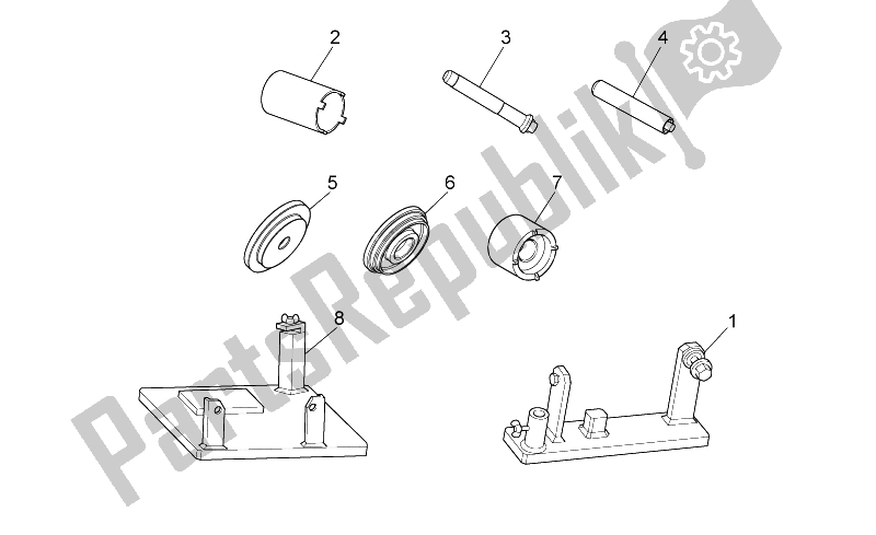 Toutes les pièces pour le Outils Spécifiques Ii du Moto-Guzzi Breva V IE 1100 2005