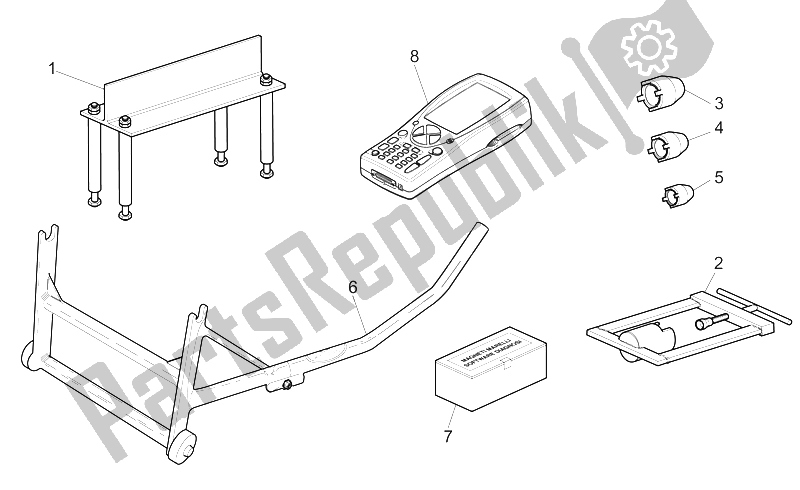 All parts for the Specific Tools I of the Moto-Guzzi V 11 CAT 1100 2003