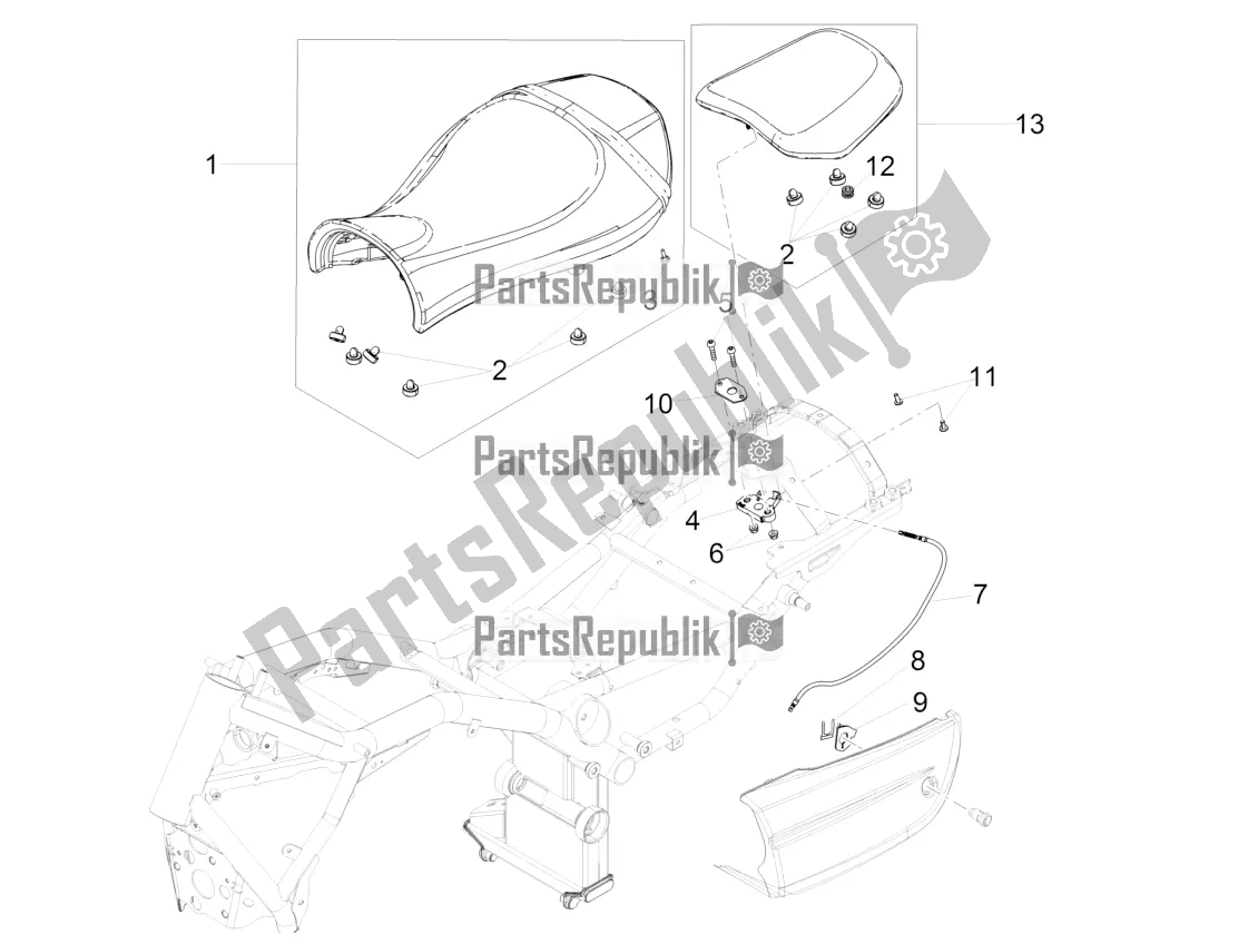 Toutes les pièces pour le Selle du Moto-Guzzi Audace 1400 ABS 2016