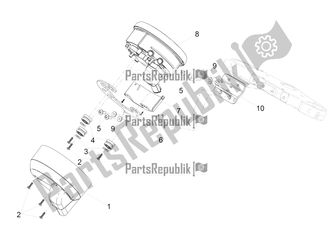 Toutes les pièces pour le Instruments du Moto-Guzzi Audace 1400 ABS 2018