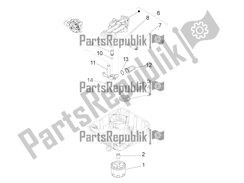Alle onderdelen voor de Oliefilters van de Moto-Guzzi Audace 1400 ABS 2018