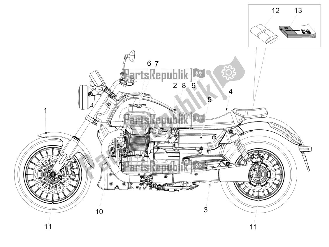 Toutes les pièces pour le Décalque du Moto-Guzzi Audace 1400 ABS 2019