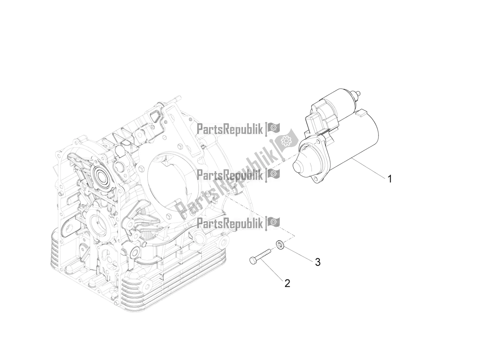 Toutes les pièces pour le Démarreur / Démarreur électrique du Moto-Guzzi Audace 1400 ABS 2019