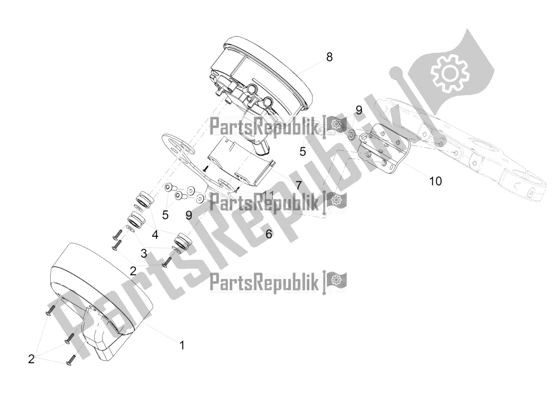 Wszystkie części do Instrumenty Moto-Guzzi Audace 1400 ABS USA 2016