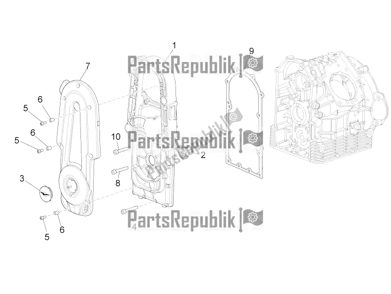 Toutes les pièces pour le Carters I du Moto-Guzzi Audace 1400 Carbon ABS 2020