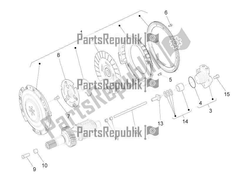 Todas las partes para Embrague de Moto-Guzzi Audace 1400 Carbon ABS 2021