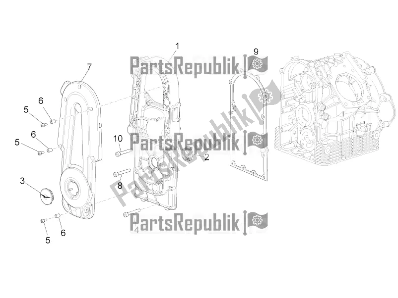 Toutes les pièces pour le Carters I du Moto-Guzzi Audace 1400 Carbon ABS Apac 2017