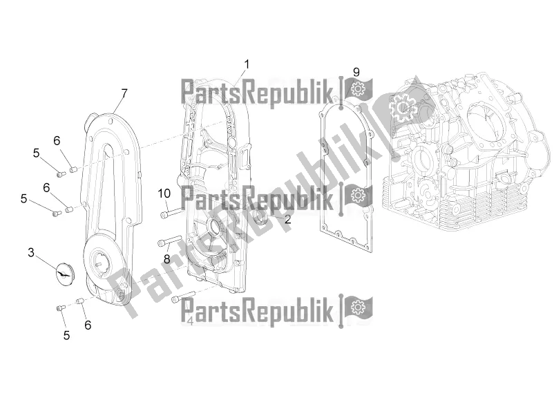 Toutes les pièces pour le Carters I du Moto-Guzzi Audace 1400 Carbon ABS Apac 2019