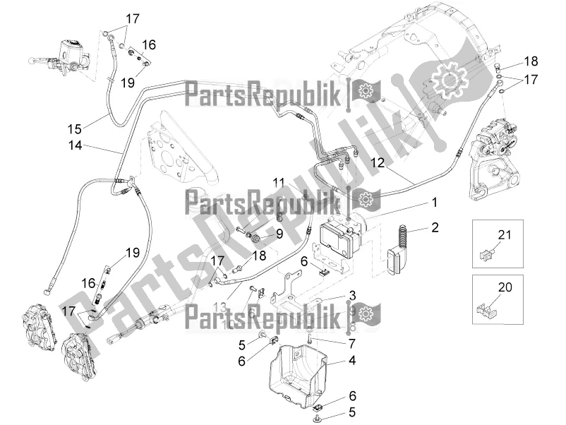 Todas las partes para Sistema De Frenos Abs de Moto-Guzzi Audace 1400 Carbon ABS Apac 2020