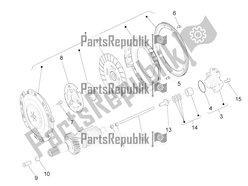 Todas las partes para Embrague de Moto-Guzzi Audace 1400 Carbon ABS Apac 2020