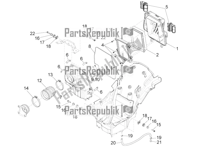 Toutes les pièces pour le Boite D'air du Moto-Guzzi Audace 1400 Carbon ABS Apac 2021