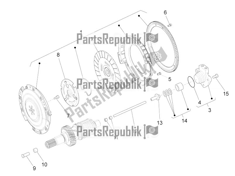 Toutes les pièces pour le Embrayage du Moto-Guzzi Audace 1400 Carbon ABS Apac 2021