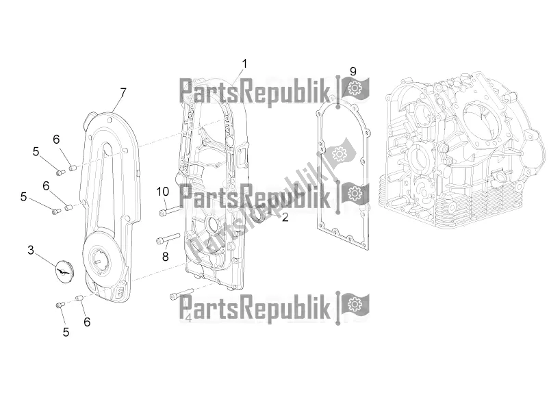 Toutes les pièces pour le Carters I du Moto-Guzzi Audace 1400 Carbon ABS Apac 2021