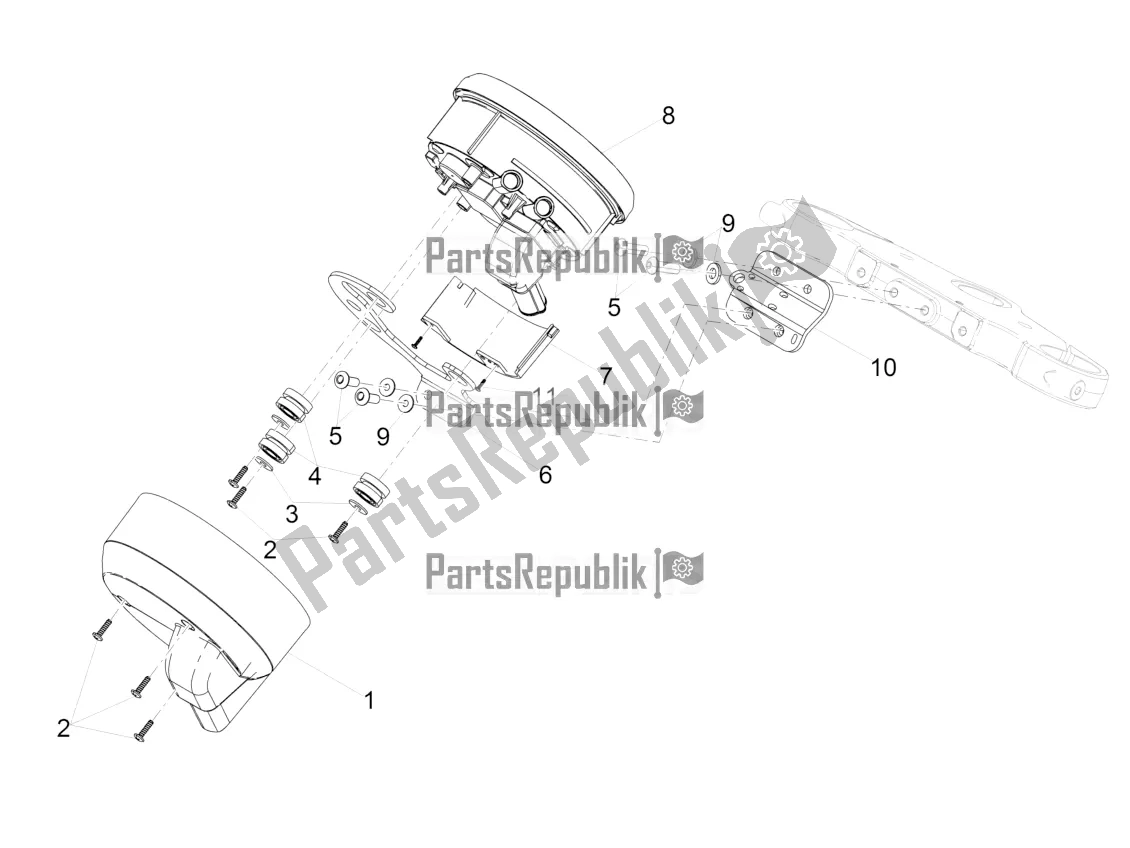 Toutes les pièces pour le Instruments du Moto-Guzzi Audace 1400 Carbon ABS USA 2019