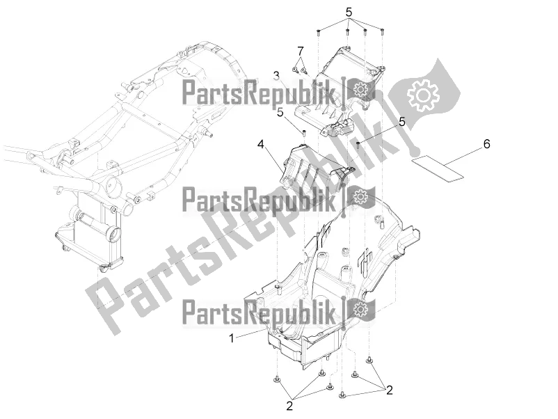 Alle onderdelen voor de Zadelkamer van de Moto-Guzzi Audace 1400 Carbon ABS USA 2019