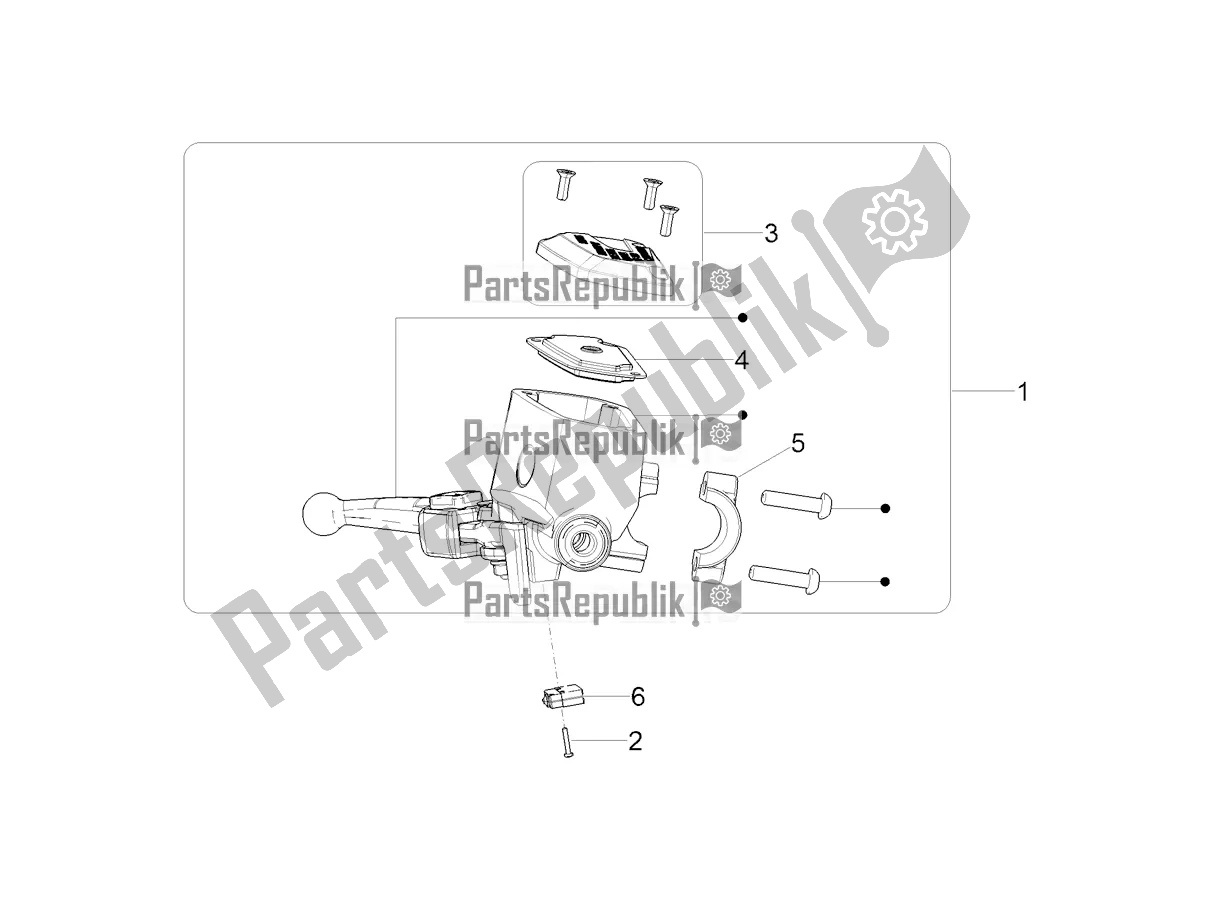 Todas las partes para Cilindro Maestro Delantero de Moto-Guzzi Audace 1400 Carbon ABS USA 2020