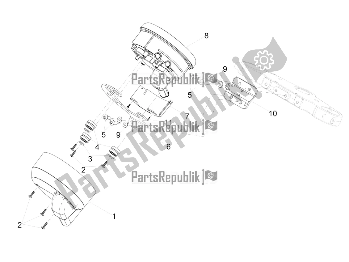 Todas las partes para Instrumentos de Moto-Guzzi Audace 1400 Carbon ABS USA 2020