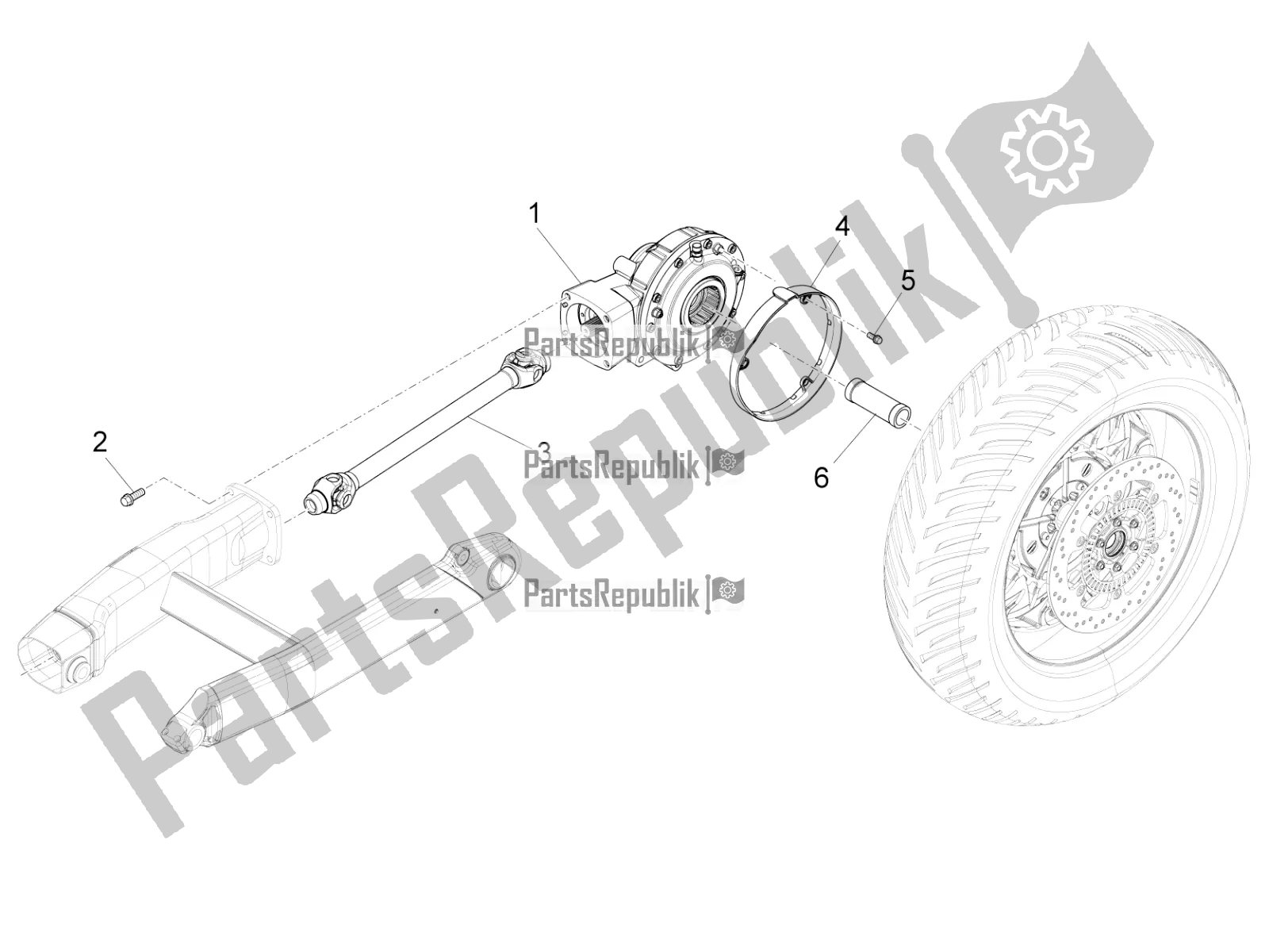 Todas las partes para Transmisión Completa de Moto-Guzzi Audace 1400 Carbon ABS USA 2020