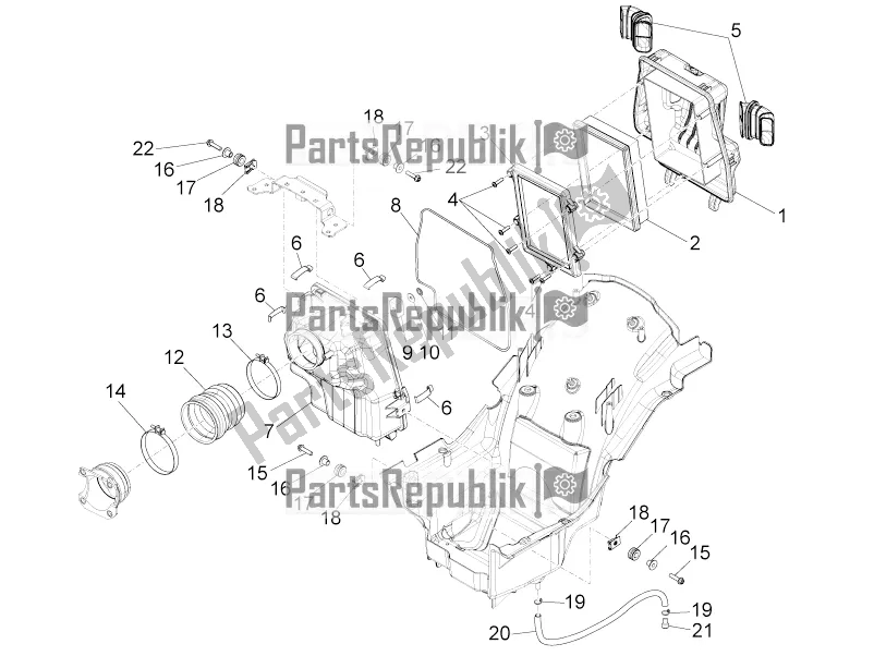 Toutes les pièces pour le Boite D'air du Moto-Guzzi Audace 1400 Carbon ABS USA 2021