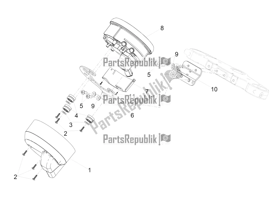 Toutes les pièces pour le Instruments du Moto-Guzzi Audace 1400 Carbon ABS USA 2021