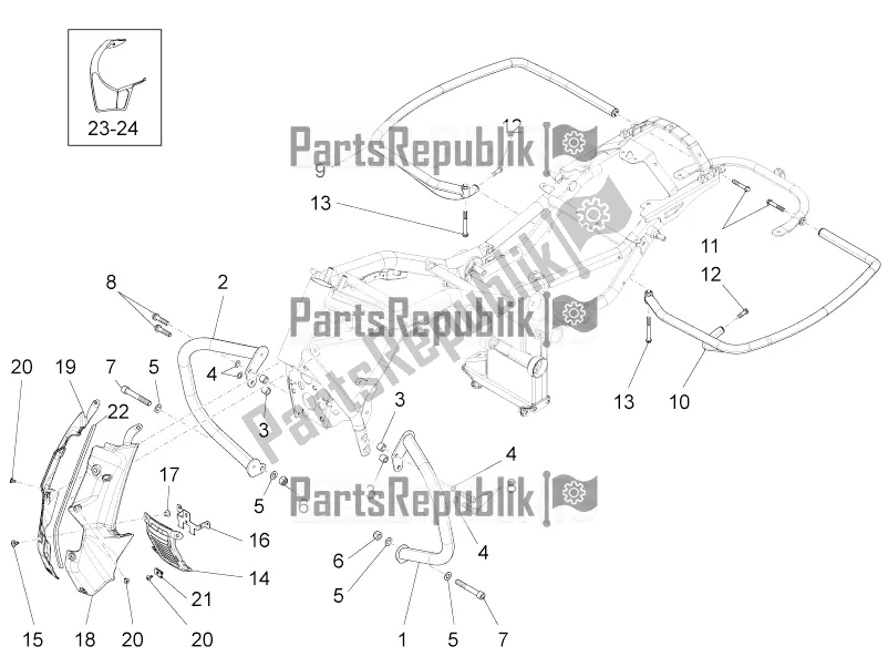 Toutes les pièces pour le Protection du Moto-Guzzi California 1400 Corazzieri ABS Zgukdh0 2016